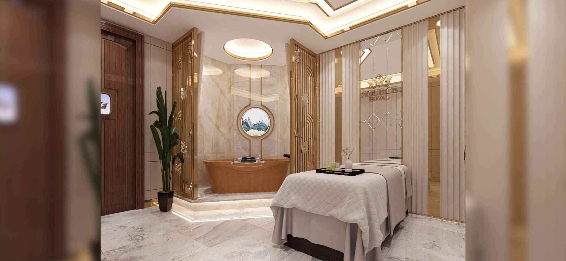 thiết kế thi công nội thất spa đẹp sang trọng