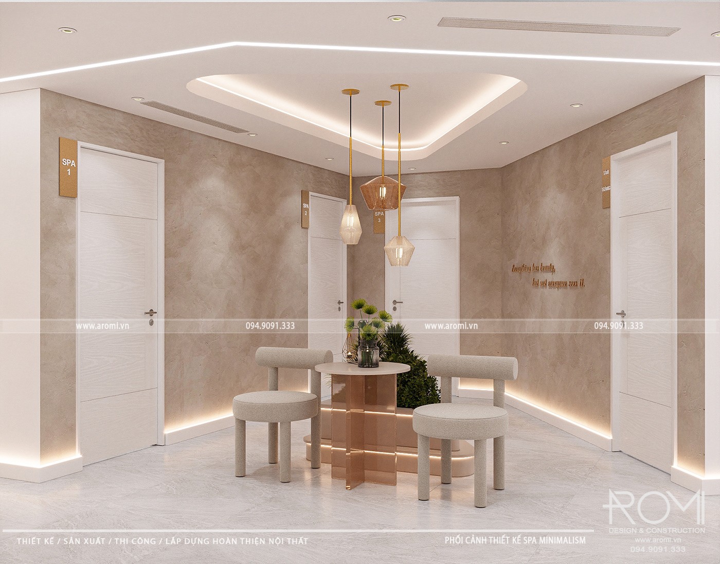 Thiết Kế Spa Phong Cách Minimalism Đẹp