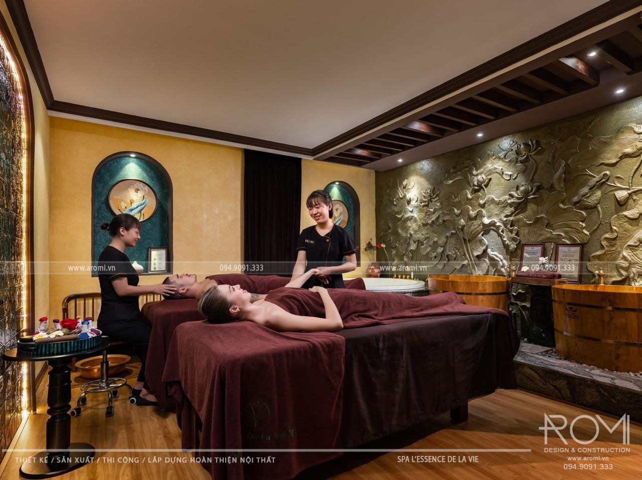 thiết kế thi công spa đông dương