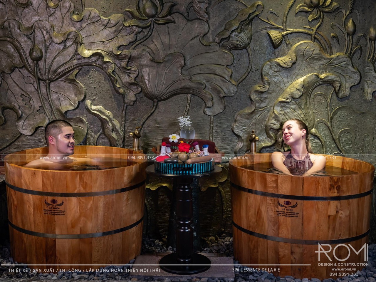 thiết kế thi công spa đông dương