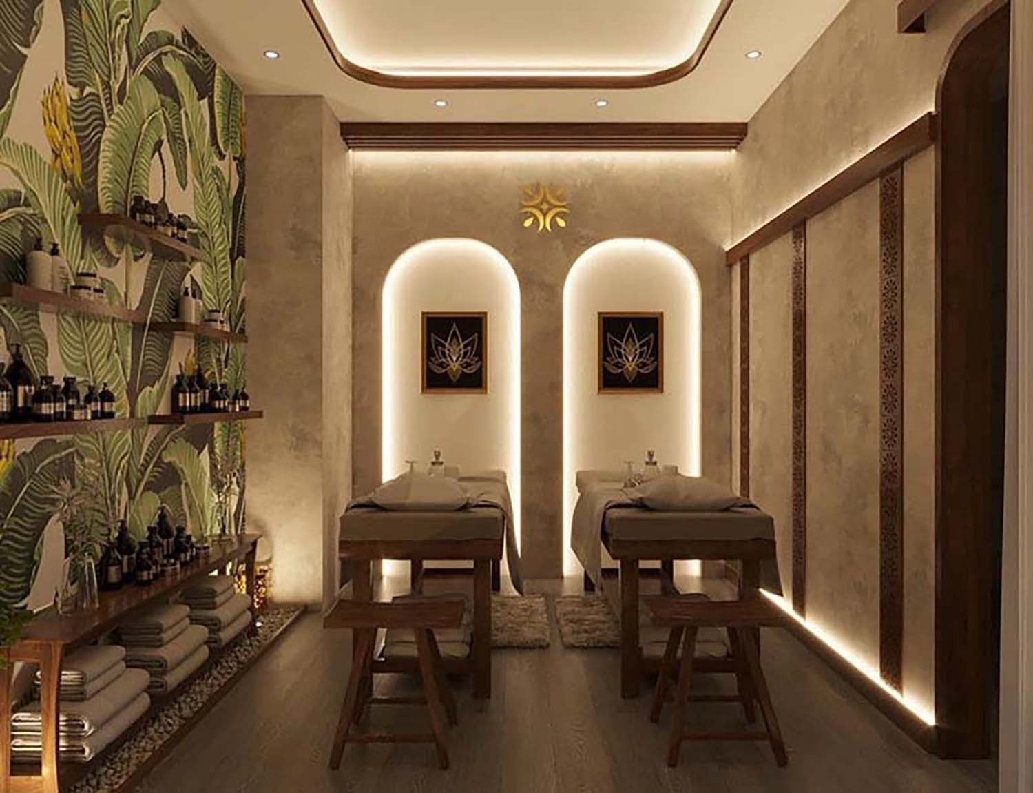 thiết kế thi công spa đẹp cao cấp chuyên nghiệp aromi